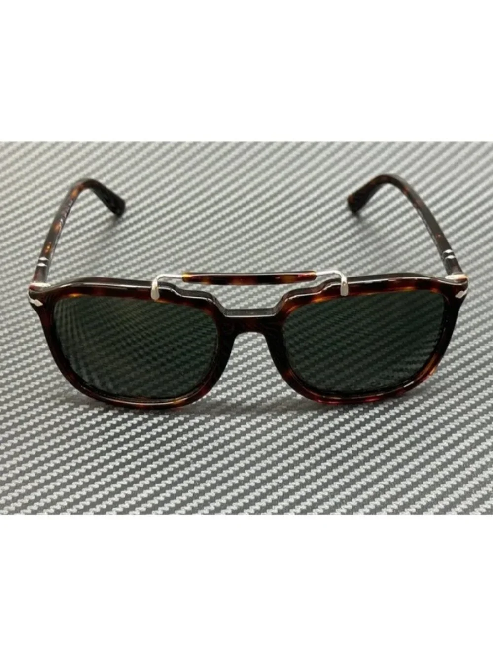 New Persol Men Havana Sunglasses 55-20-140